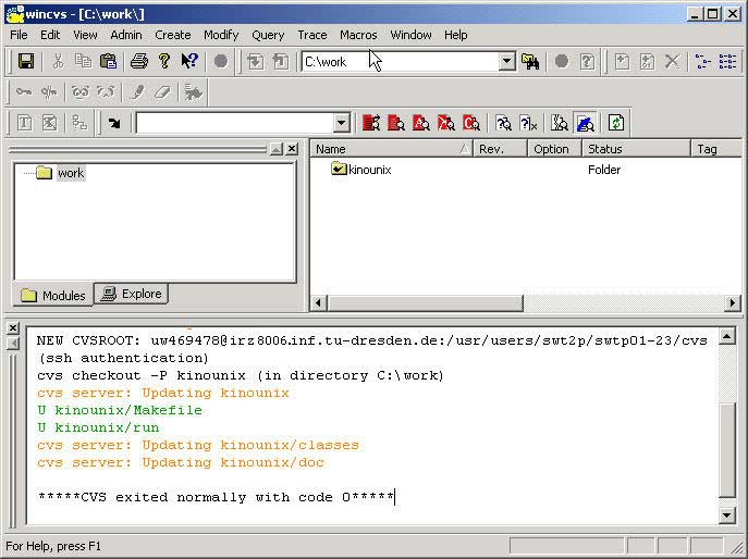 WinCVS ohne Passwort